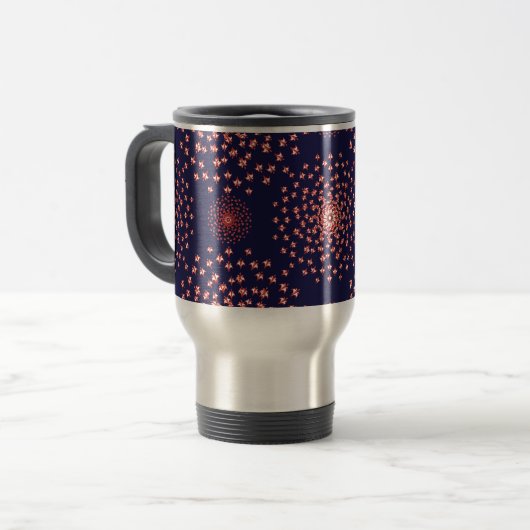 Artistic Pattern Coffee Mug – Stylish Kitchenware  (Devant gauche)