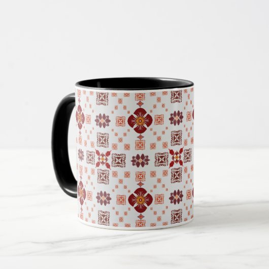 Artistic Pattern Coffee Mug – Stylish Kitchenware  (Devant gauche)
