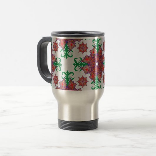 Artistic Pattern Coffee Mug – Stylish Kitchenware (Devant gauche)