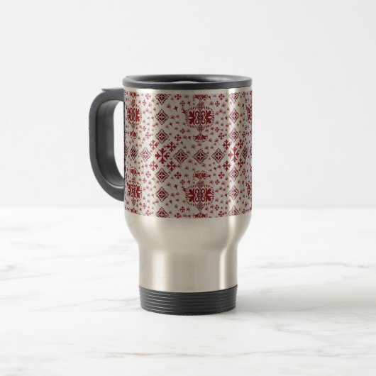 Artistic Pattern Coffee Mug – Stylish Kitchenware (Devant gauche)
