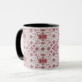 Artistic Pattern Coffee Mug – Stylish Kitchenware Mok (Voorkant links)