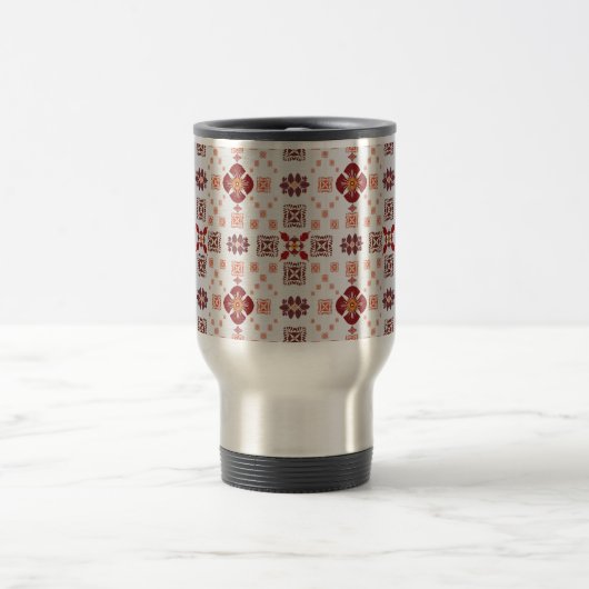 Artistic Pattern Coffee Mug – Stylish Kitchenware Reisbeker (Center)