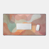 Artistic Pattern Desk Mat Brighten Up Your Workspa (Keyboard & Muis)