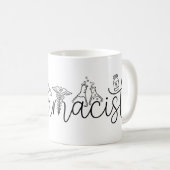 Artistic Pharmacist Typography Mug (Devant droit)