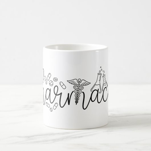 Artistic Pharmacist Typography Mug (Centre)