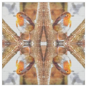 Artistic Robin Redborst Perched Stof