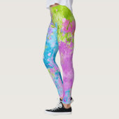 Artistic Splash : Aquarelle Splash Leggings (Gauche)