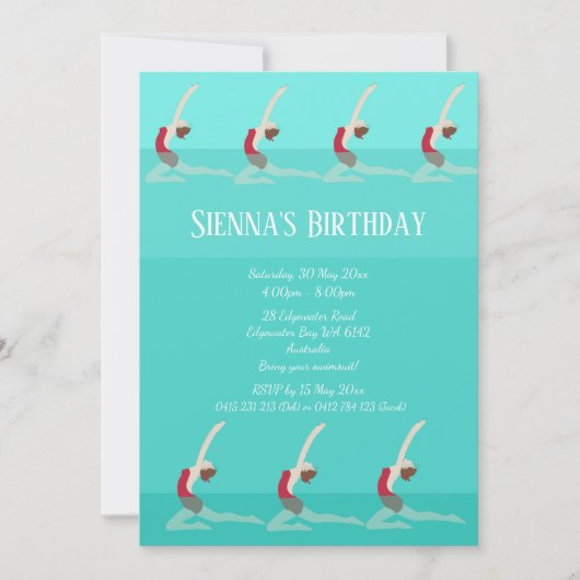 Artistic Swimming (Voorkant)