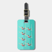 Artistic Swimming Bagagelabel (Voorkant verticaal)