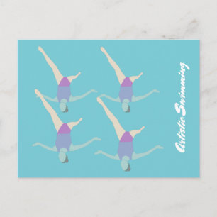Artistic Swimming Briefkaart