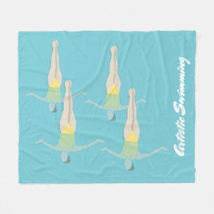 Artistic Swimming Fleece Deken