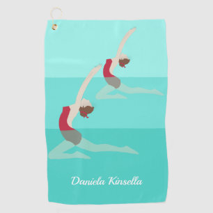 Artistic Swimming Golfhanddoek