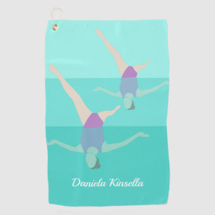 Artistic Swimming Golfhanddoek