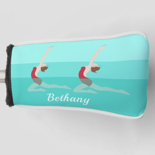 Artistic Swimming Golfheadcover (Voorkant)