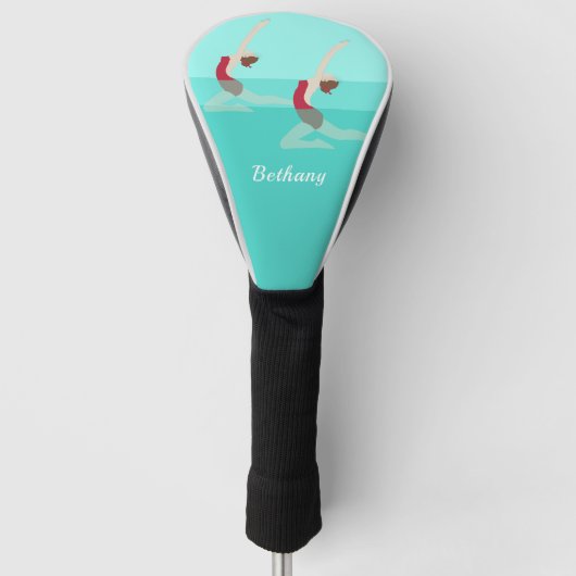 Artistic Swimming Golfheadcover (Voorkant)
