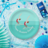 Artistic Swimming Papieren Bordje (Feest)