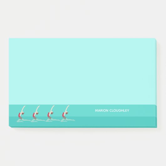 Artistic Swimming Post-it® Notes (Voorkant)