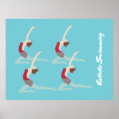 Artistic Swimming Poster (Voorkant)
