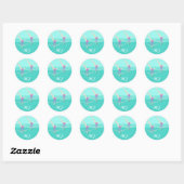 Artistic Swimming Ronde Sticker (Vel)
