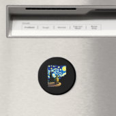 Artistic Turtle Shirt Starry Night Turtle (4) Magneet (Insitu (Vaatwasser))