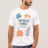 Artistic Vibes – Modern Artistic & Creative Design T-shirt (Voorkant)