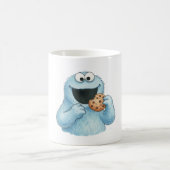 Artistic Watercolor Oscar the Grouch Ceramic Mug (Centre)