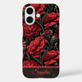 Artistic Wife Gift Carnation Custom iPhone 16 Hoesje