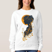 Artistic Woman Silhouette Sweatshirt (Devant)