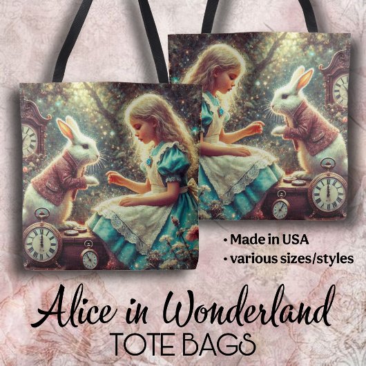 Artistic Wonderland Scene Vintage Boho Draagtas