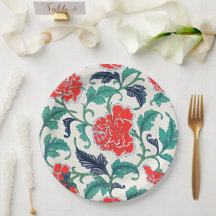 ArtisticBloom's Elegante Rode Bloemen Vintage