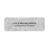 Artistiek Creatief Licht Grijs Kleur Stijlvolle Fa Etiket (Voorkant)