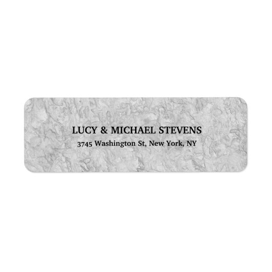 Artistiek Creatief Licht Grijs Kleur Stijlvolle Fa Etiket (Voorkant)