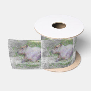 artistiek dier capybara lint