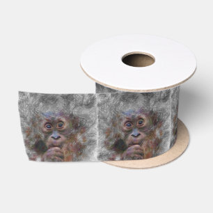 artistiek dier orang baby lint
