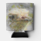 artistiek dierlijk struisvogel blikjeskoeler (Voorkant)