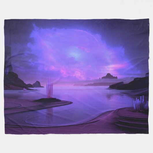 Artistiek Fleece Deken (Voorkant (Horizontaal))