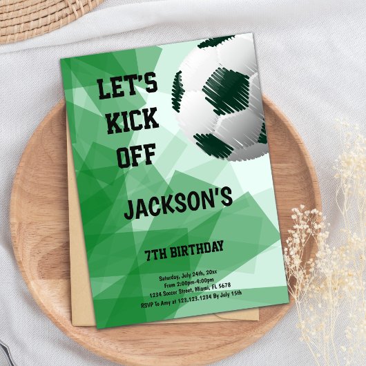 Artistiek Football Thema Kaart