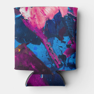 Artistiek geschilderde textuur, modern decor. blikjeskoeler