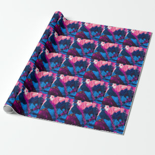 Artistiek geschilderde textuur, modern decor. cadeaupapier