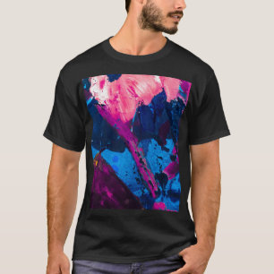 Artistiek geschilderde textuur, modern decor. t-shirt