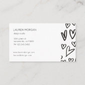 artistiek hart | Visitekaartje (Achterkant)