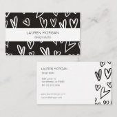 artistiek hart | Visitekaartje (Voorkant / Achterkant)