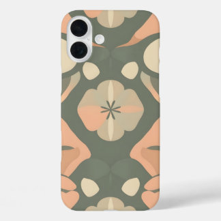 Artistiek Herhalend Patroon iPhone16 Hoesje - Soft