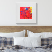 Artistiek modern design canvas afdruk (Insitu (Slaapkamer))