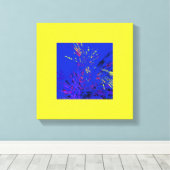 Artistiek modern design canvas afdruk (Insitu (Houten vloer))