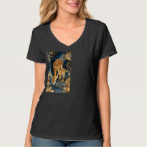 Artistiek Morokkaans vrouwen t-shirt