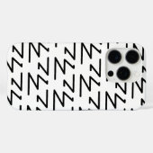 Artistiek Patroon Ontwerp in Zwart-Wit Case-Mate iPhone Case (Achterkant (horizontaal))