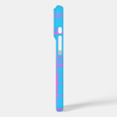 Artistiek Patroonontwerp in roze en blauw Case-Mate iPhone Case (Achterkant / Links)