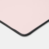 Artistiek Persoonlijk Monogram Naam Logo Blush Roz Bureaumat (Hoek)