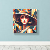 Artistiek "Radiant Serinity" Canvas Afdruk (Insitu (Houten vloer))